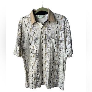 PALMLAND CLUB Men’s Golf Print Size Medium